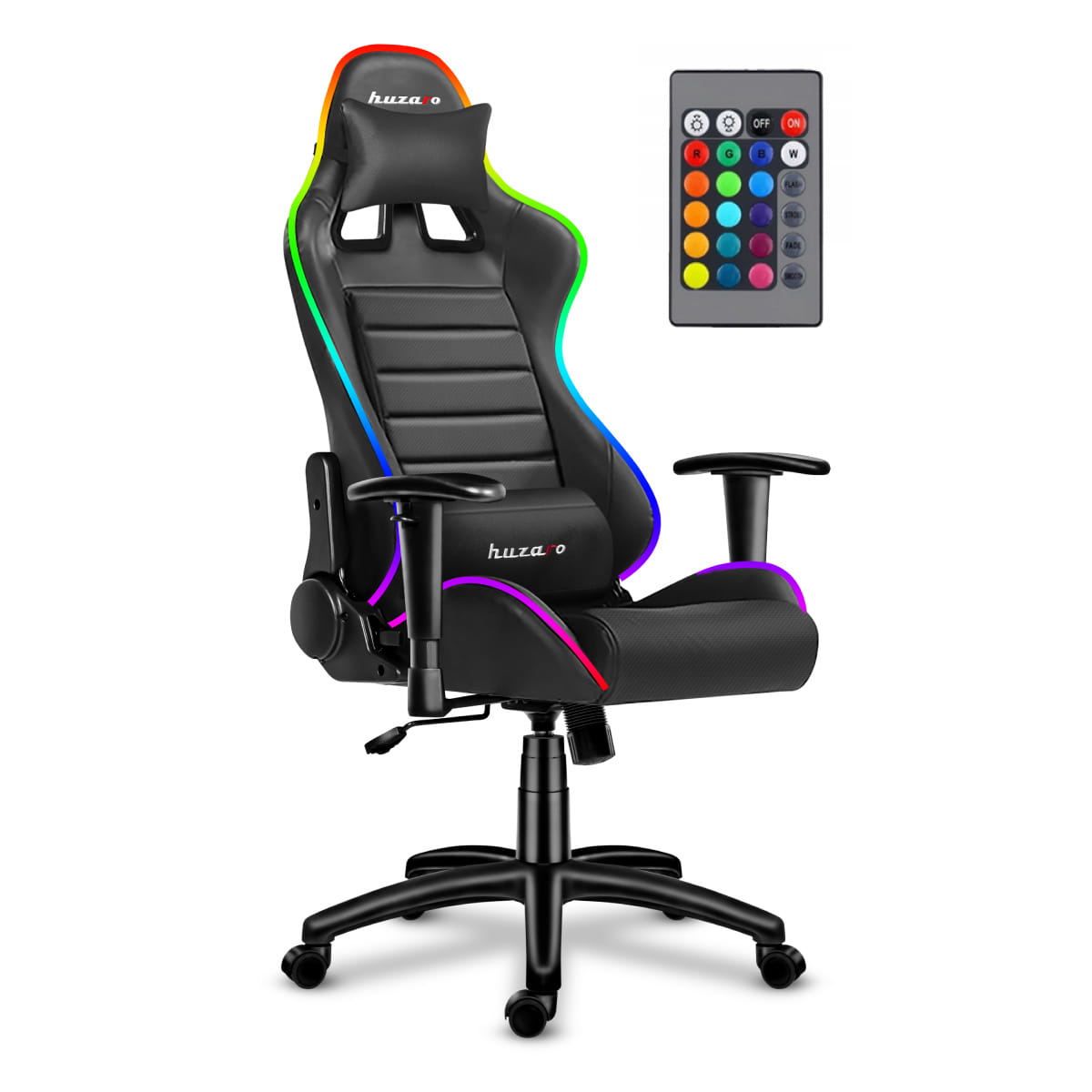 Fotel gamingowy Huzaro Force 6.0 rgb led
