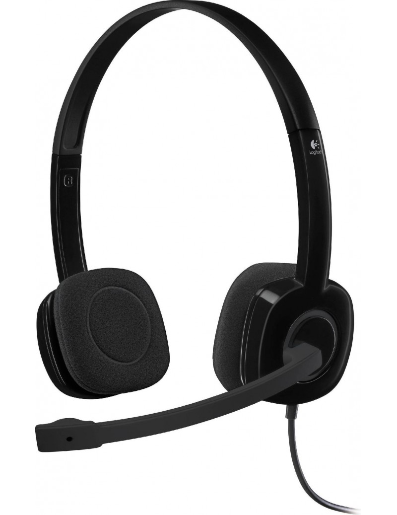 Logitech słuchawki z mikrofonem – słuchawki nauszne Logitech H151