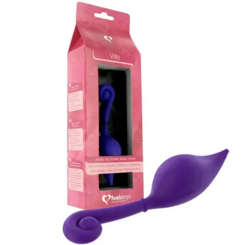 Plug analny – Feeltoyz vito purple