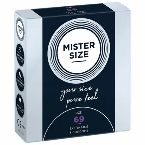 Prezerwatywy Mister Size 69 mm